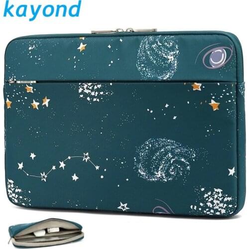 Brand Kayond Laptop Bag 13",14",15,15.6",Starry Sky Shockproof Notebook Bag Sleeve Case For MacBook Air Pro 13.3" ,DropShip F183
