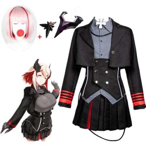 Custom Personal tailor Azur Lane Collection KMS Roon cosplay costume dress uniform Halloween costumes for women Anime clothes