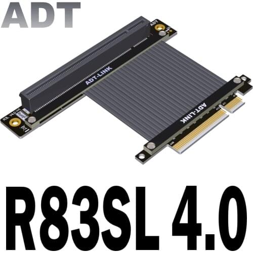ADT PCIE 4.0 x8 to x16 Graphics Card Extension Cable U2 Hard Disk Server Motherboard multi-card For RTX 3060 GTX3080t RX5700xt