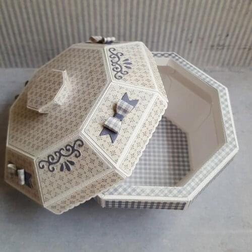 KLJUYP Elegant Bowl with Layering parts Metal Cutting Dies Scrapbook Paper Craft Decoration dies scrapbooking