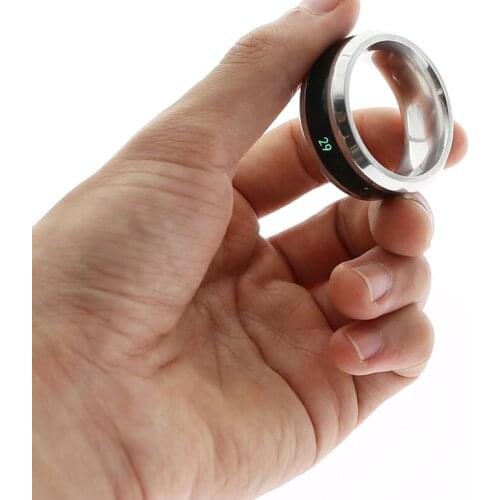 Temperature Sensitive Ring Temperature cock Ring Steel Mood Emotion Feeling Intelligent Stop Premature Ejaculation Erection