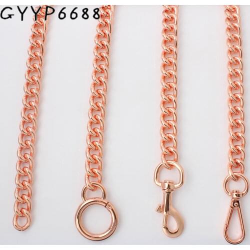 13mm rose gold light aluminium Chain fashion purse chain strap for handbags purse adjusted strap hardware bag handle