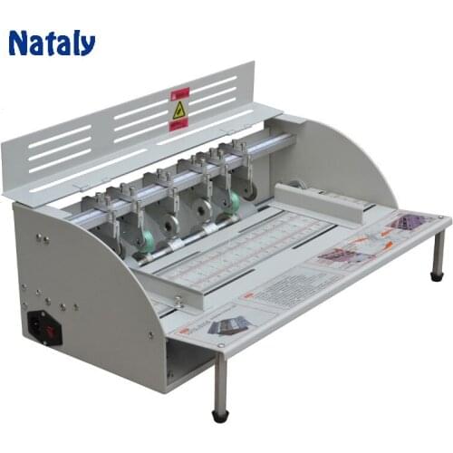 NDL creasing machine for hard book cover soft book cover and all kinds of books