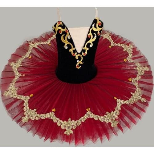 NEW Red professional ballerina ballet tutu for child children kids girls adults pancake tutu dance costumes ballet dress girls