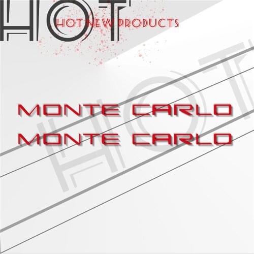 New motorcycle bicycle fuel tank sticker wheel helmet MOTO waterproof reflective logo for Chevrolet monte carlo MONTECARLO