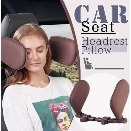 Car Seat Headrest Pillow Travel Rest Neck Pillow Support Solution For Kids And Adults Children Auto Seat Head Cushion Car Pillow