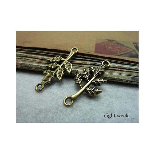 Zinc alloy pendant jewelry accessories diy handmade material charms branches of the 16 * 32 mm