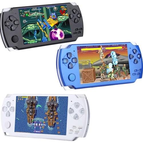 X6 Handheld Game Console 4.3 inch screen mp4 player MP5 game player 8GB support for 8Bit 16bit 32bit games camera video e-book