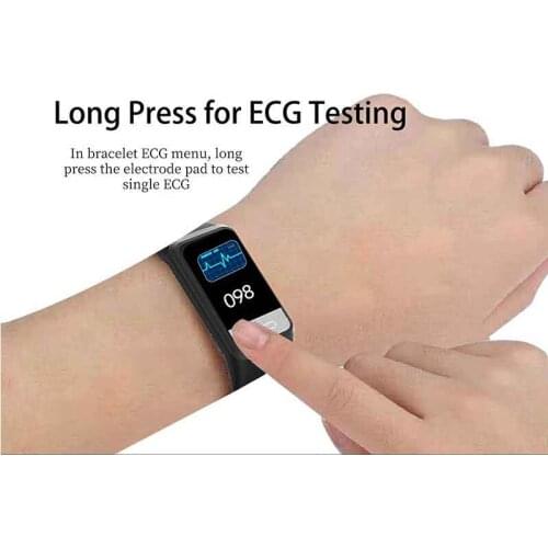 New ECG PPG Smart Bracelet HRV Heart Rate Blood Pressure Monitor Smart Band Men IP67 Waterproof Running Fitness Sport Wristbands