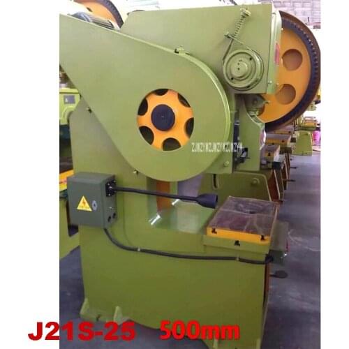 J21S-25 Vertical Deep Throat Punch Mechanical Punch Press Machine Punching Press Metal Press Machine 220V/380V 2.2KW 70time/min