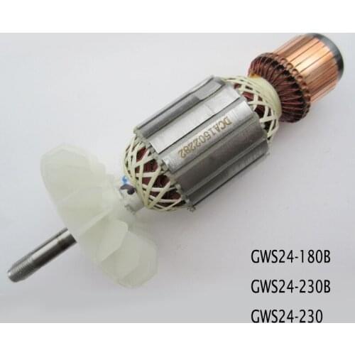 Replacement AC220-240V Drive Shaft Electric Hammer Angle grinder Rotor stator for Bosch 180 230 GWS24-180B GWS24-230B GWS24-230