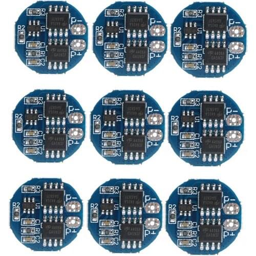 10 PCS/LOT 2S 5A 18650 Charger Protection Board Bms Li-ion Lithium Battery 7.4V 8.4V PCM For Li-ion Lipo Battery Max 7a Diy Kit