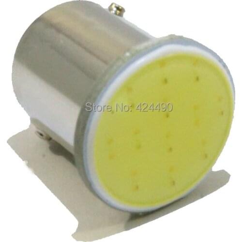 100pcs 1157 bay15d 1156 ba15S Bulb 12 Led COB Light P21/5W Brake lamps Tail Turn Signal Light Parking Backup Bulbs DC 12V
