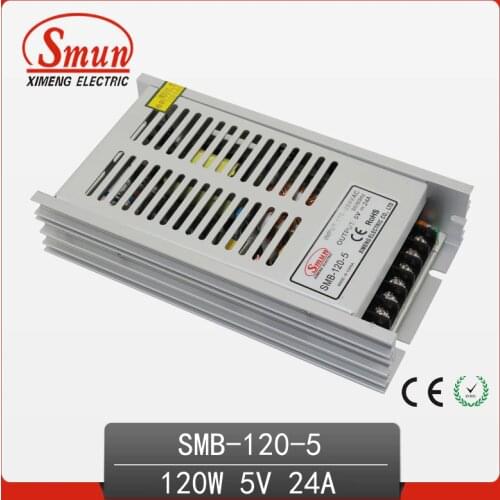 120W 5V 24A Ultra-thin Single Output AC-DC Switching Power Supply Hot Sale with CE ROHS