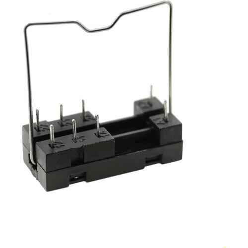 Free shipping 10PCS relay socket 14F-1Z-A1 high hook with JQX-115F Series G2R-1-24VDC relay