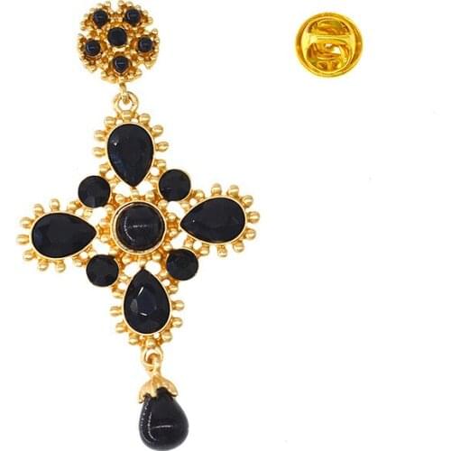 Bufanter Black Brooches For Clothes