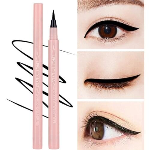 Black Long Lasting Eye Liner Pencil Waterproof Smooth Eyeliner Smudge-Proof Big Eyes Cosmetic Beauty Makeup Tools Liquid