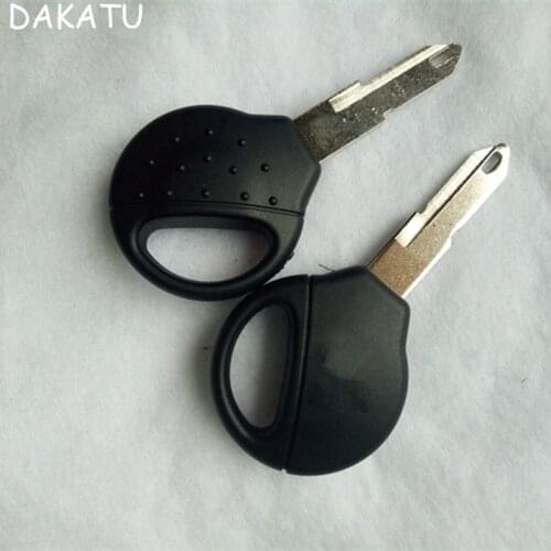 DAKATU Replacement Key Case For Peugeot 206 Transponder Key Shell Car Key Blanks with LOGO
