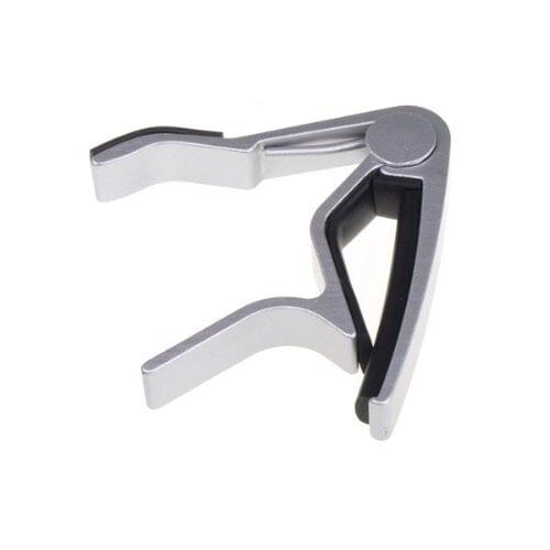 Hot Sale Silver Rubber Perfect Folk Acoustic Guitar Trigger Change Capo