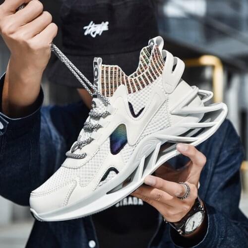 Blade Sneakers For Mens Sneakers Lightweight Breathable Mens Running Sneakers Casual Sports Shoes Mens Jogging Hot Sale