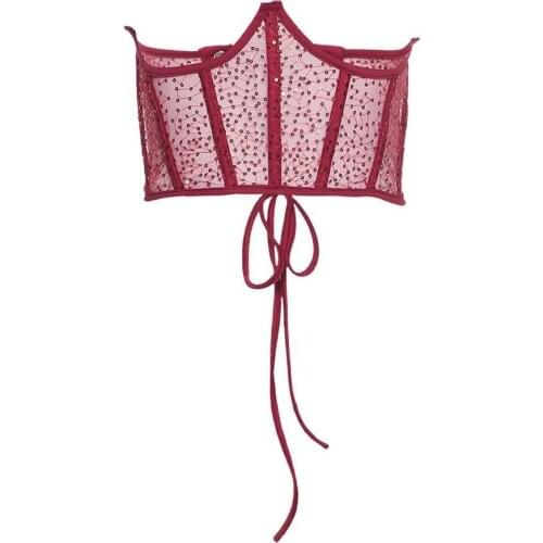 Lace Straps For Abdomen, Fashion Slim Waistband, Versatile Comfortable Soft Protection Adjustment Waist Material and Girdle E4F2
