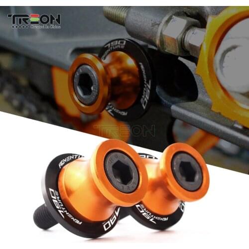 M10 Motorcycle SwingArm Sliders Spools CNC Swing Arm Stand Screws For KTM 790Adventure 790 Adventure / R ADV 2019 2020 3Colors