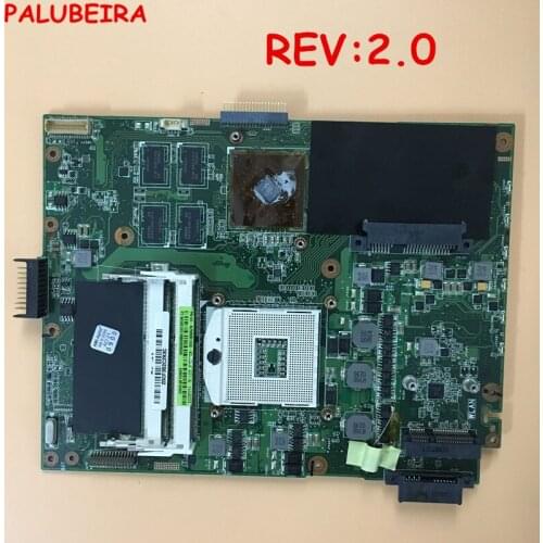 PALUBEIRA laptop Motherboard K52JR REV 2.0 For ASUS K52JR A52J X52J K52JC laptop Motherboard Mainboard Motherboard test 100% ok