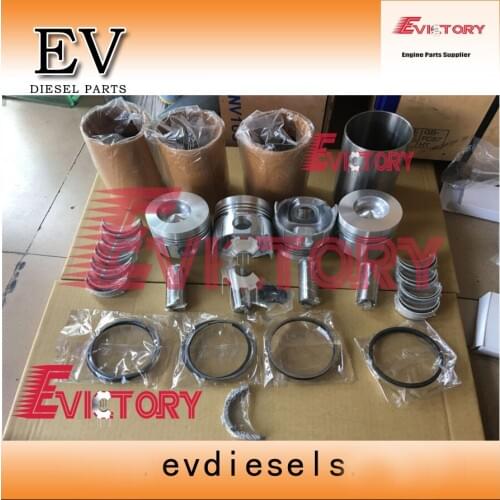 Engine rebuild kit For yanmar engine 4TN82 4TNE82 4D82 piston piston ring cylinder liner full gasket kit engine bearing