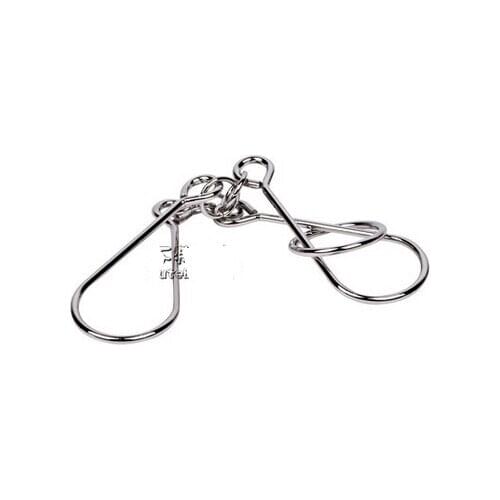 New Metal Wire Puzzle Magic Brain Teaser Ring Magic Game for Adults Kids