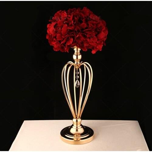2019 New Wedding Props Decoration Iron Plated Candle Holder Hotel Wedding Decoration European Romantic Candle Holder