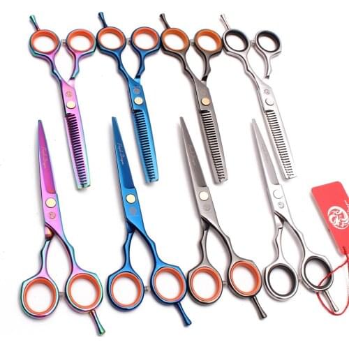 5.5" Stainless Scissors For Dog Professional Grooming Scissors Cutting Scissors Thinning Shears Pet Scissors Animal Shears Z1004