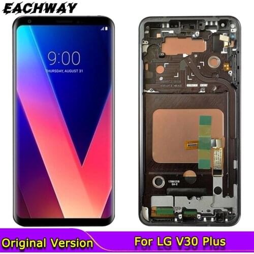 Original 6.0"For LG V30 Plus LCD H930DS Display Touch Screen Digitizer V30+ Screen Assembly Replacement For lg V30 Plus Display