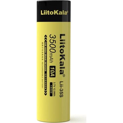 4PCS LiitoKala Lii-35S 18650 3.7V 3500mAh rechargeable lithium battery for LED flashlight