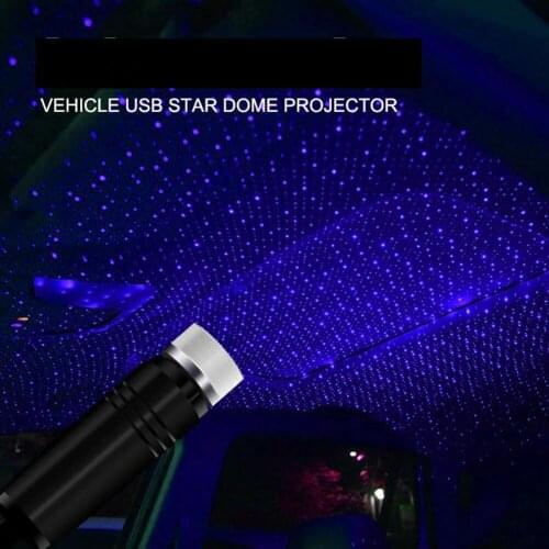 Romantic USB Night Light Starry Sky Decor Lamp LED Car Roof Star Plug and Play Car Home Ceiling Adjustable Light Mode
