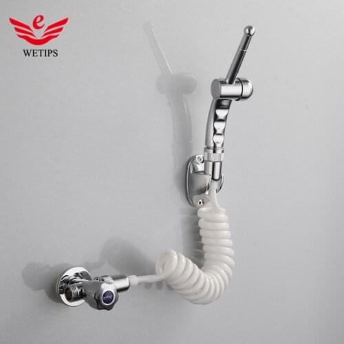 Wetips Bidet Handheld Spray Douchette Toilette Cleaner Hand Spray Shower Toilet Shattaf Ducha Higienica Muslim Bidet Sprayer