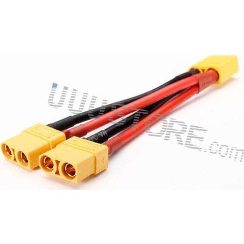AMASS XT90 Plug 14AWG Male Female Parallel Connection Cable