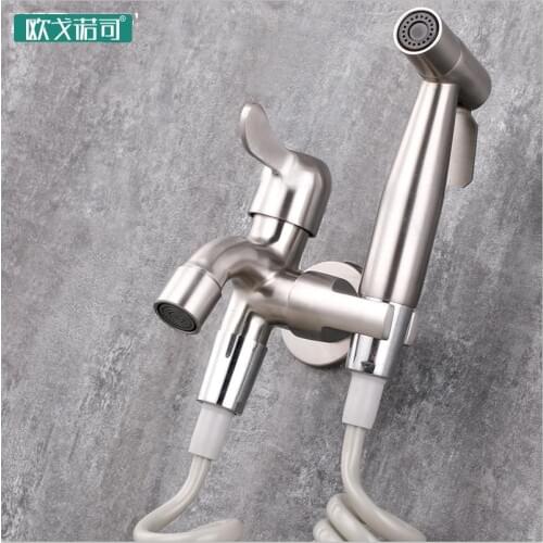 Garden Wall mounted bidet toilet sprayer faucet tap bath washing tap use for bathroom