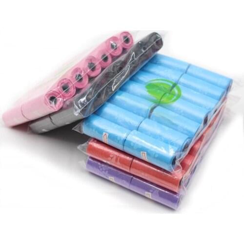 Unscented Dog Poop Bags with Dispenser and Leash Clip Biodegradable Eco-Friendly Dog Waste Bags Pet Cleaning Tool Accessories