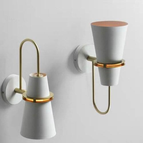 Spot Nordic Wall Lamp Horn Wall Lamp Hotel Bedroom Light Bedside Study Wall Lamp LB1237 sconce wall lights bedroom lights