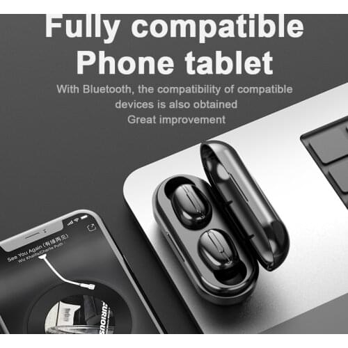 LEVANA E6S Wireless Headphone TWS Earphone Mini Bluetooth 5.0 Earbuds Sport Headset with charging BOX For xiaomi all smartphone