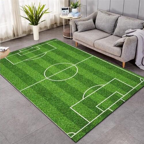 Baseball Green Football carpet kids room soccer rug field parlor bedroom living room floor mats children large rugs home mat 008