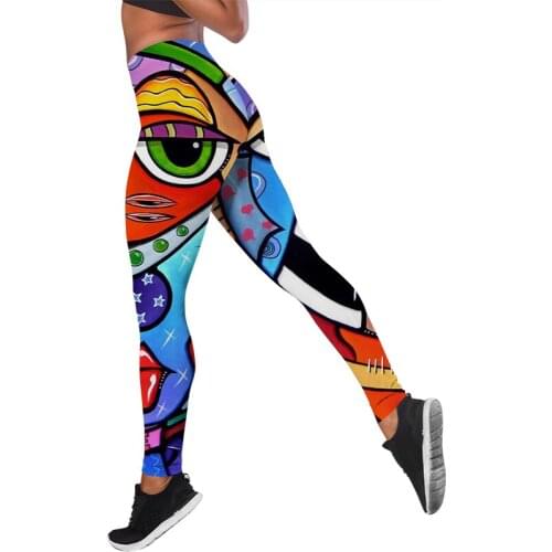 CLOOCL Women Leggings Bohemian style Printed High Waist Elasticity Legging 3D Animal Fitness Pant for Female Jogging Pants