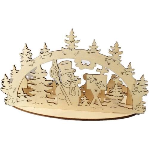 1 Set Christmas Tree Table Ornaments Decorations Wooden Tags Pendant Ornaments for Christmas Decorations