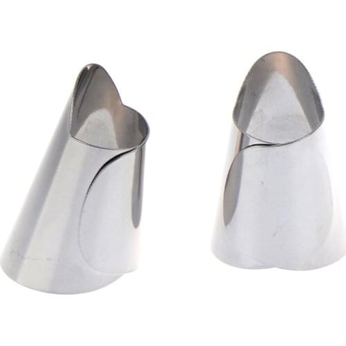 2PCS/lot Peeling Tool Stainless Steel Cutting Finger Protector Vegetable Peeling Pine Nuts Pistachio Kitchen Accessories