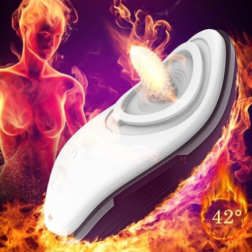 7 Modes Tongue Vibrator Female Masturbator Nipper Sucker Oral Sucking Stimulator Heating Licking Vibrators Sex Toys for Women