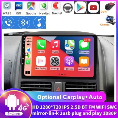 1280X720 HD IPS Screen Android Car Radio For Honda CRV 2 2001 2002 2003 2004 2005 2006 GPS Multimedia Player Support ADAS DVR