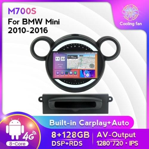 Android 11 6+128G Car GPS Navigation For Mini R56 R60 Cooper 2010-2016 Radio Sereo Multimedia Player Carplay+Auto 4G Lte DSP IPS