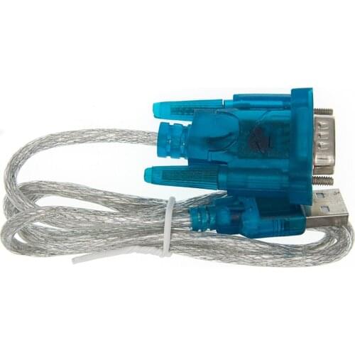 Free Shipping 10PCS Usb 9 needle serial line usb to serial cable usb com usb-rs232 hl-340