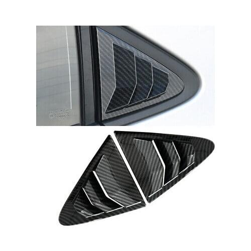 Carbon Fiber Rear Window Shutter Cover 2pcs for Toyota Corolla E210 2019 2020