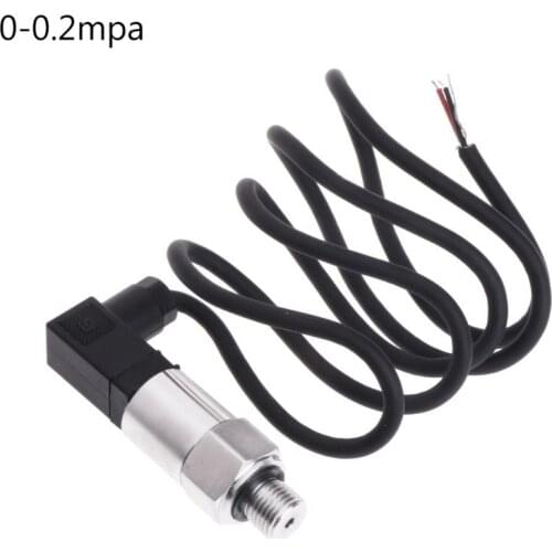 G1/4" Pressure Transmitter Pressure Transducer for Water Gas Oil 0-1.6MPA Range 8-32V DC 4-20mA Output 0.5%FS